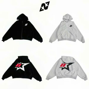 ÁO HOODIE ZIP UNISEX EIGHT START / FROM BOXY - N.E.K.K